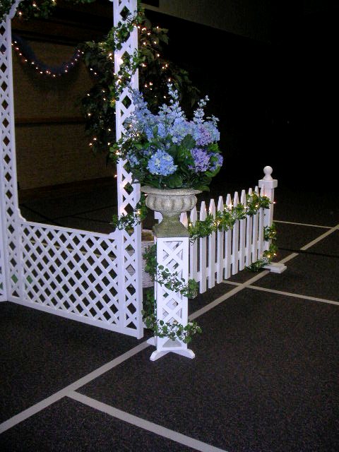 These can delineate an aisle or path be lovely as flower stands by a gazebo